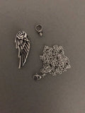 Angel Wing Ashes Holder Urn Jar Cremation Memorial Necklace Pendant Locket