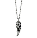 Angel Wing Ashes Holder Urn Jar Cremation Memorial Necklace Pendant Locket