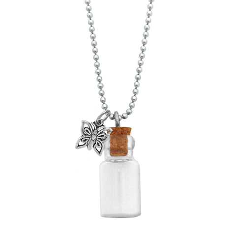 Butterfly - Ashes Urn - Cremation Necklace - Ashes Holder - Vial - Bottle Pendant