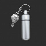 Hot Air Balloon - Ashes Urn - Cremation Jar - Ashes Holder - Vial Key Chain